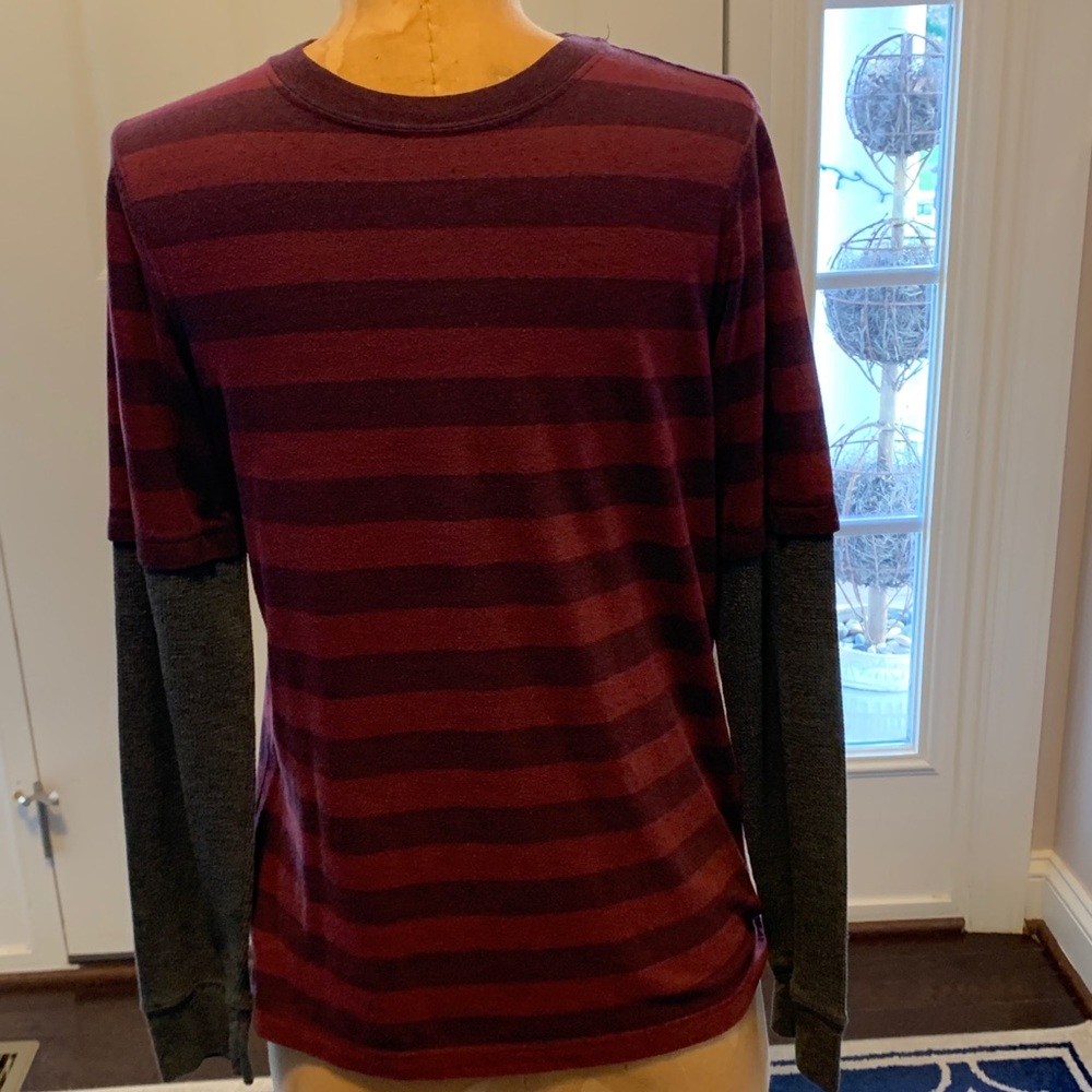 Boys’ XL Helix Layered Look LS Tee